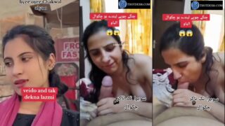 Paki Tiktoker Chakwal Girl Saweera Blowjob her Boyfriend viral Leaked Video