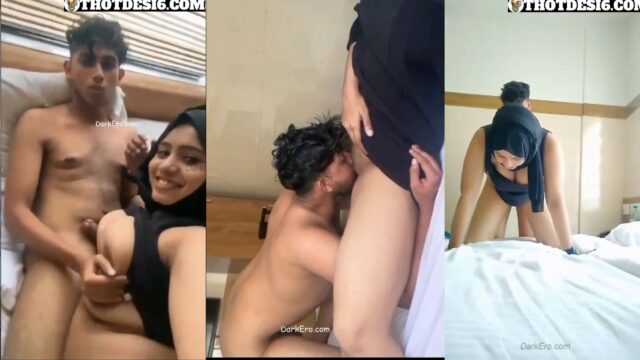 Big boobs Hijabi Cute Girlfriend blowjob licking pussy & fingring & fucking hard boyfriend mms video leaked