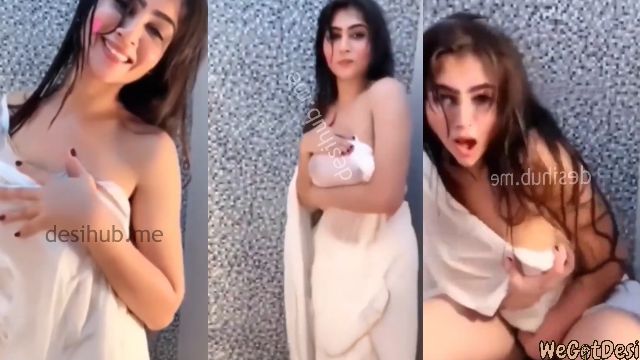 Instagram Model Hiral Radadiya Nude Shower with See-Through Big Boobs
