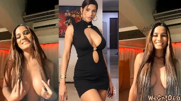 Poonam Pandey Topless Live Video Showing Her Amazing Boobs