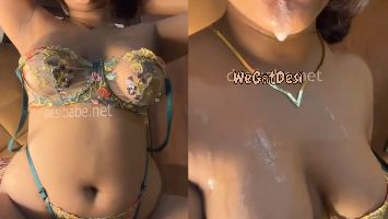 Sexy Babe Shows Off Her Big Boobs and Teases Panty and Bra on Live Cam